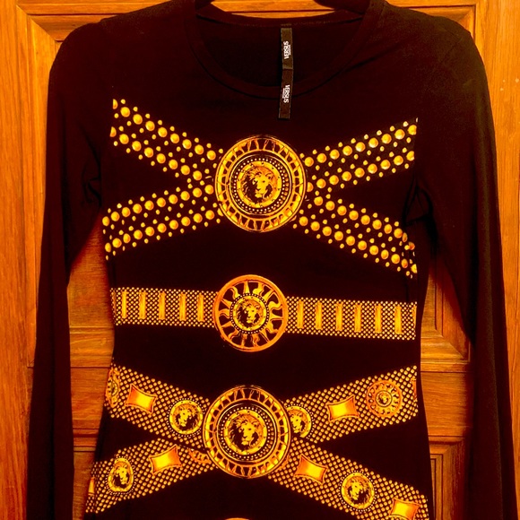 Vintage Versus Versace Medallion Dress size Small - Picture 2 of 4